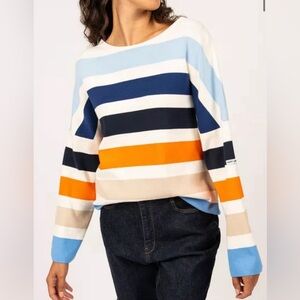 Cotton Striped Jumper by Saint James